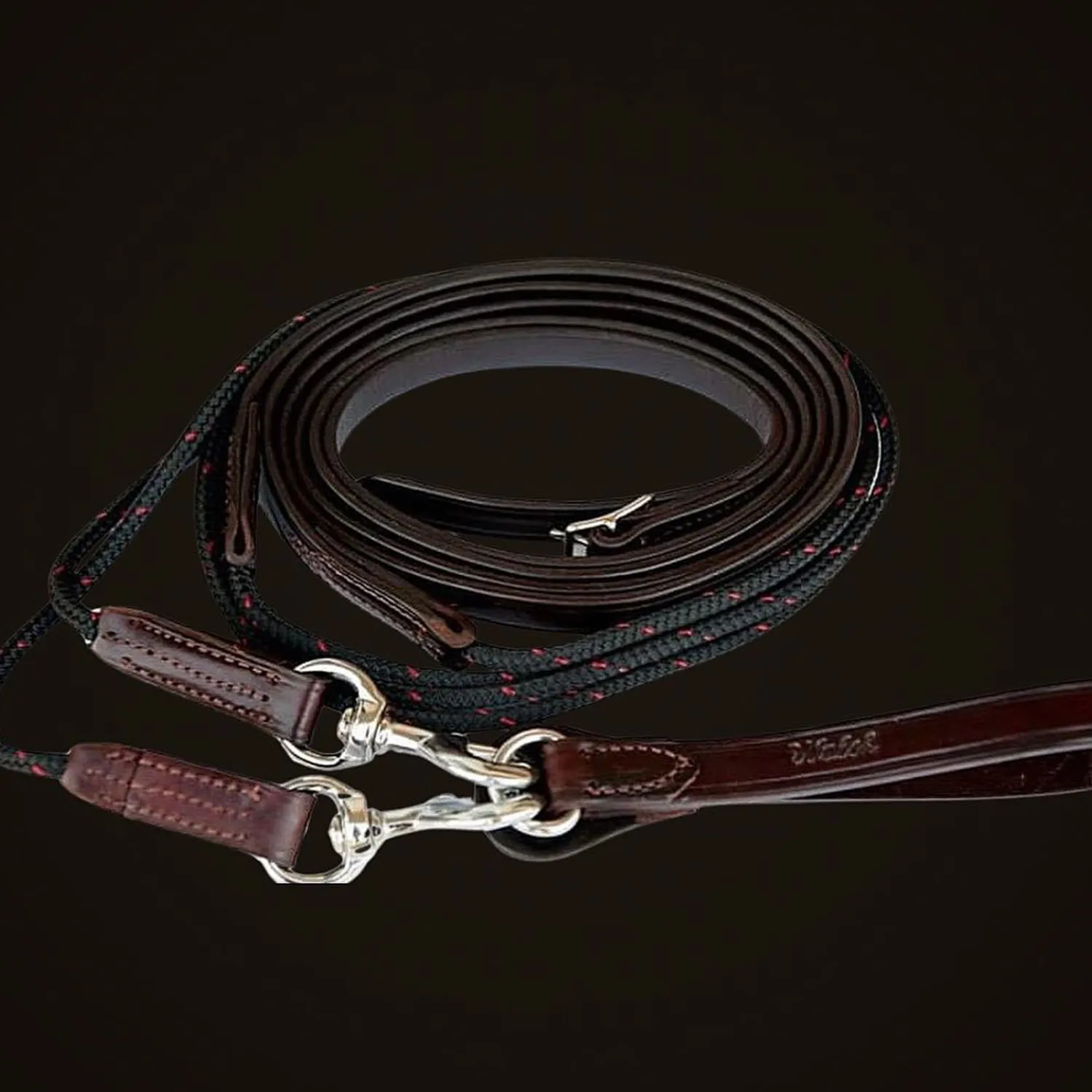 Sale WALSH PRODUCTS Walsh™ Rope Front Draw Reins Brown