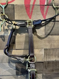 Clearance WALSH PRODUCTS Walsh™ Rope Nose British Halter Brown