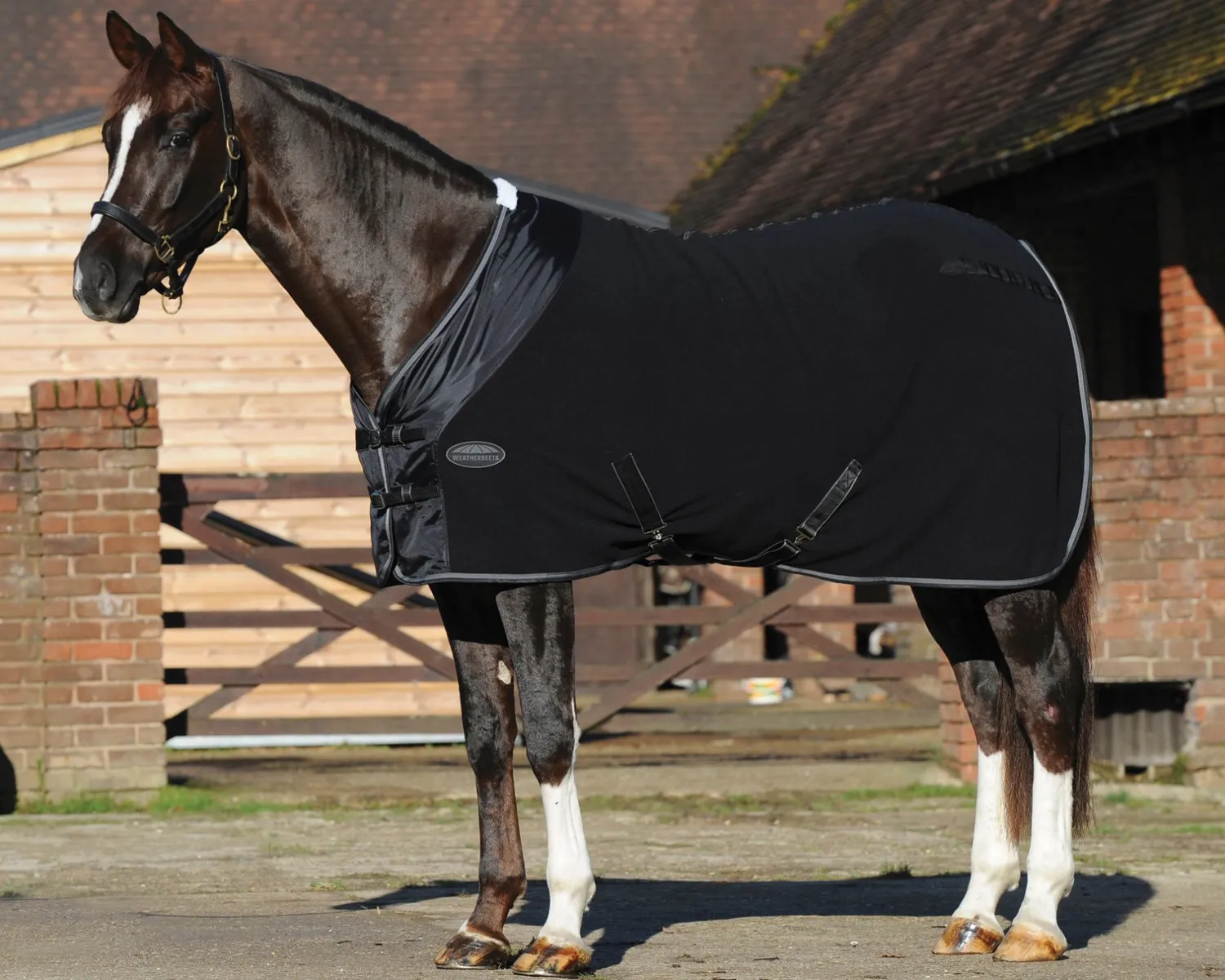Outlet WEATHERBEETA ® Antistatic Standard Neck Fleece Cooler Black/Silver