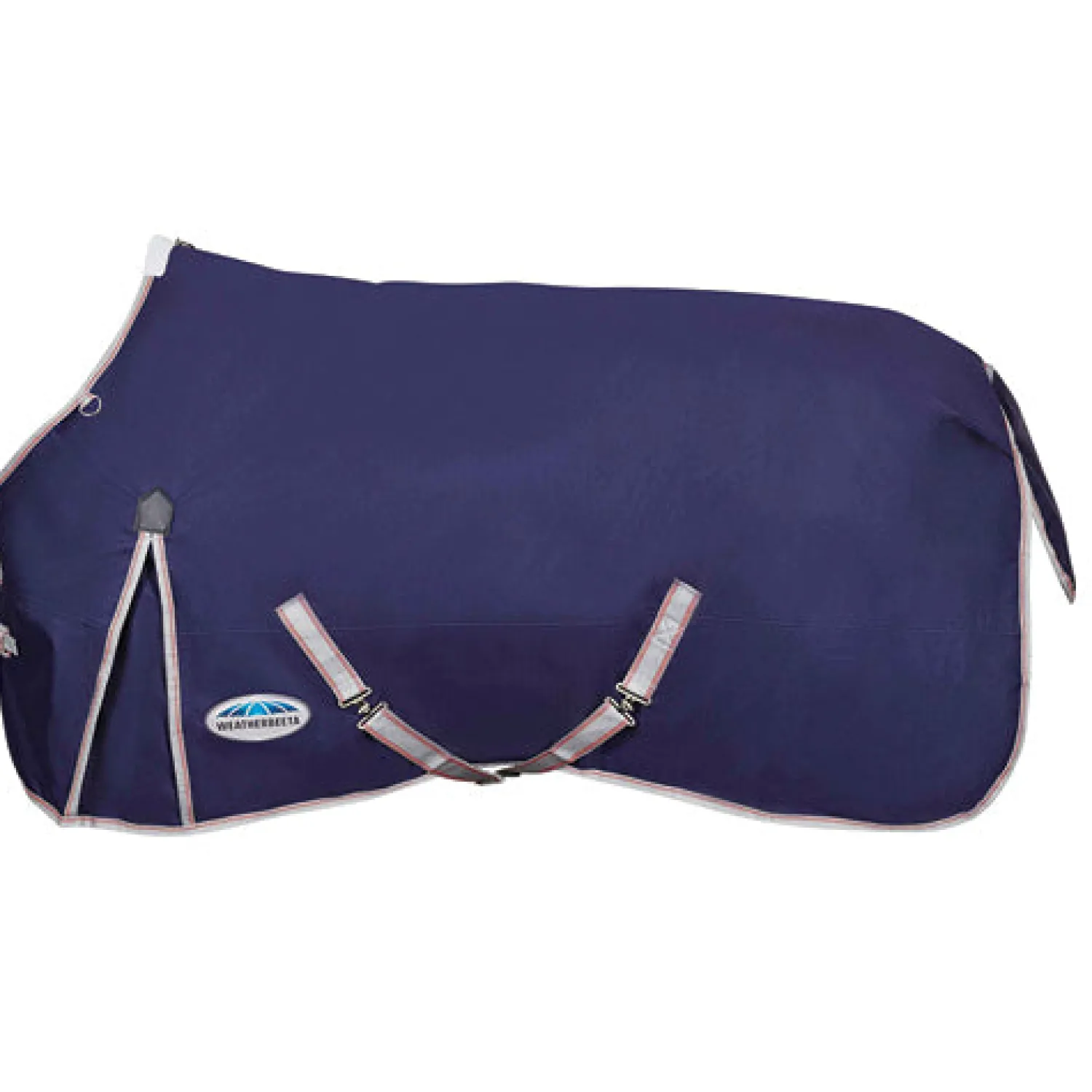 Clearance WEATHERBEETA ® ComFiTec™ Essential Standard Neck Heavyweight Turnout Navy/Silver/Red