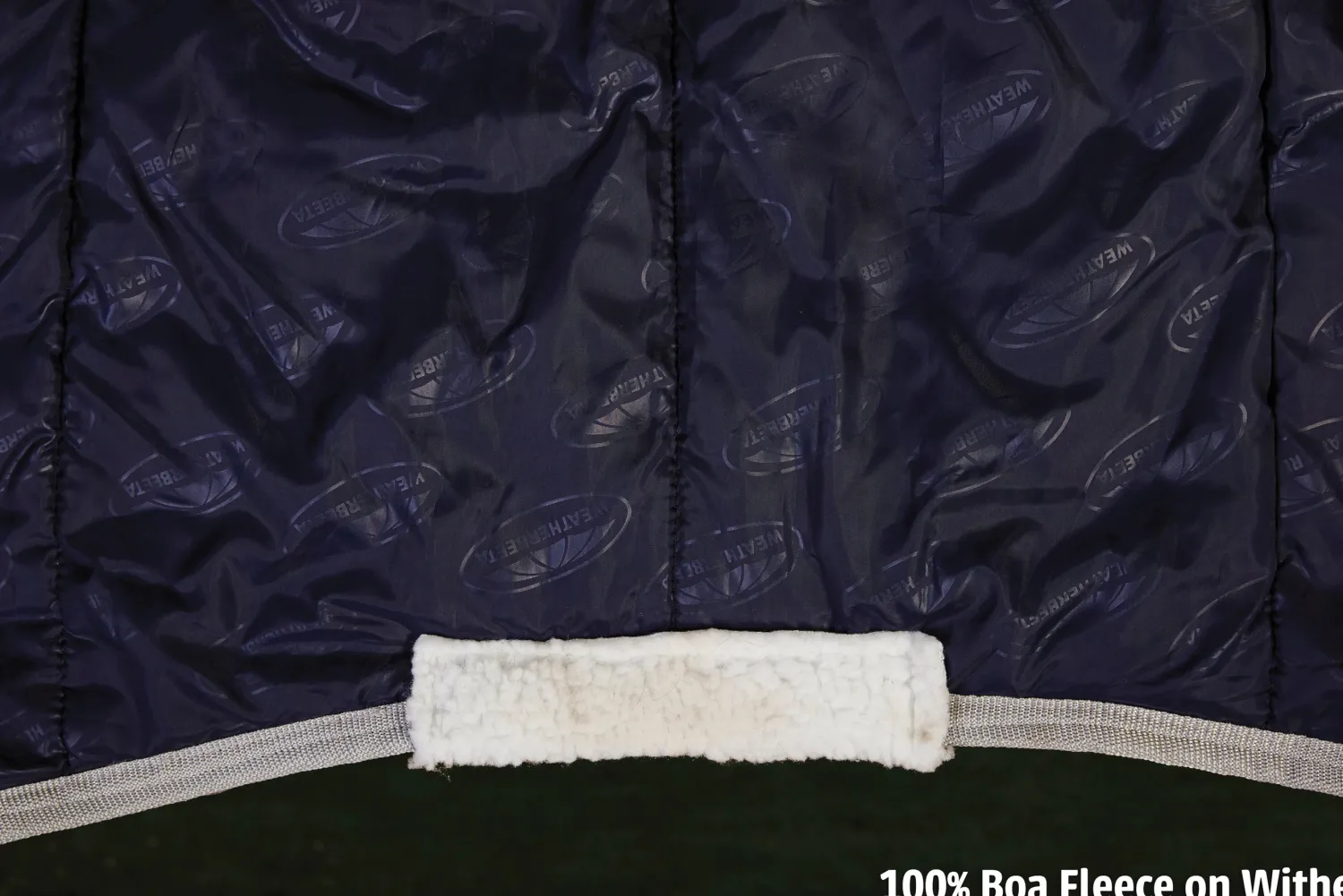 Clearance WEATHERBEETA ® ComFiTec™ Essential Standard Neck Heavyweight Turnout Navy/Silver/Red