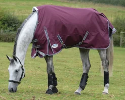 Hot WEATHERBEETA ® ComFiTec™ Plus Dynamic II Standard Neck Lite Turnout Maroon/Grey/White