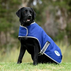 Best WEATHERBEETA ® Comfitec Premier Free Parka Dog Coat Dark Blue/Grey/White