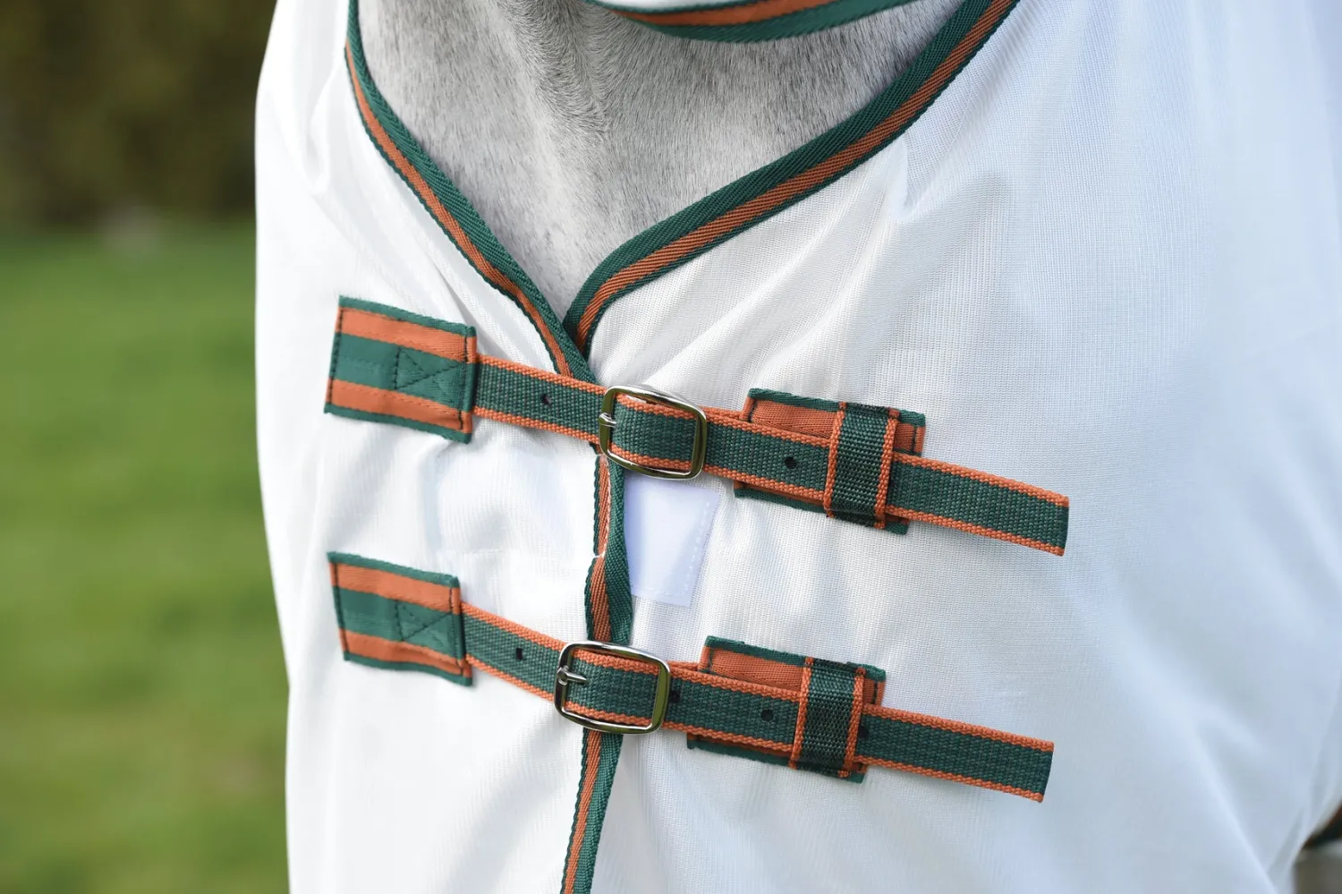 Online WEATHERBEETA ® ComFiTec™ Tyro Mesh Combo Neck Sheet White/Green/Burnt Orange