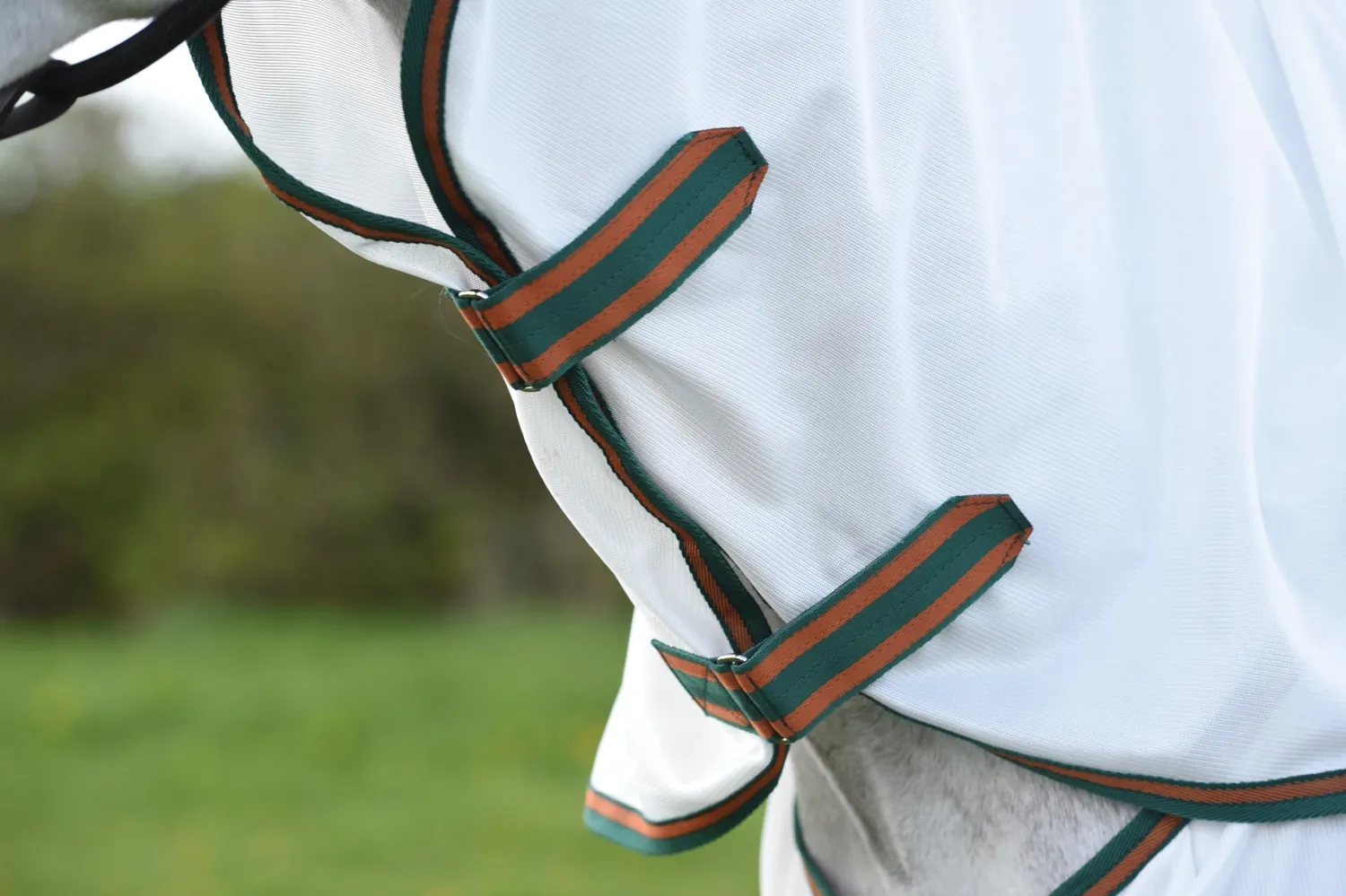 Online WEATHERBEETA ® ComFiTec™ Tyro Mesh Combo Neck Sheet White/Green/Burnt Orange