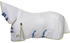Sale WEATHERBEETA ® ComFiTec™ Zephyr Plus Mesh Combo Neck Fly Sheet Silver/Blue/Lemon