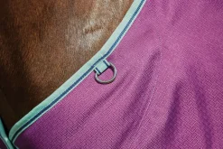 Hot WEATHERBEETA ® Pony ComFiTec™ Premier Free II Standard Neck Lite Turnout Purple/Navy/Mint