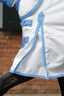 Clearance WEATHERBEETA ® Sweet Itch Shield with Combo Neck White/Blue